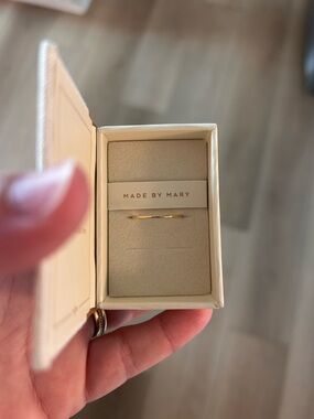 Made By Mary Thin Gold Stackable Ring